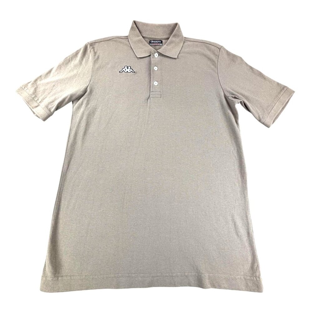 Kappa Polo Shirt Mens L Embroidered Logo Casual Short Sleeve